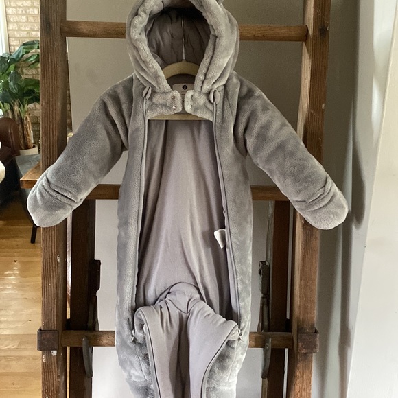 GRAIN DE BLE FRANCE 6 MONTHS INFANT ONE PIECE LINED WARM EXCELLENT BODYSUIT - Picture 5 of 11